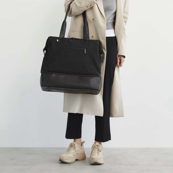 BEIS Handbags - BEIS Black Travel Bag